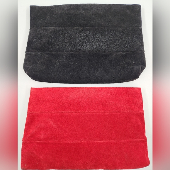 Lot Of 5 Vintage Faux Suede / Beaded Purses - Picture 2 of 13